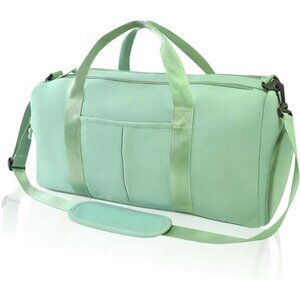 Sports Duffel Bags for Traveling, Gym Bags with Shoe Compartment, Yoga Gym Bag